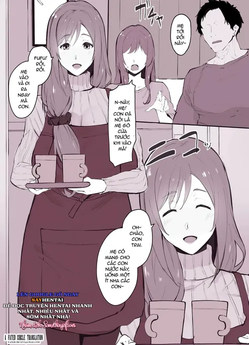 Truyện tranh "Musume no Karesi ni Netorare Tyau Mama-san - Oneshot  "